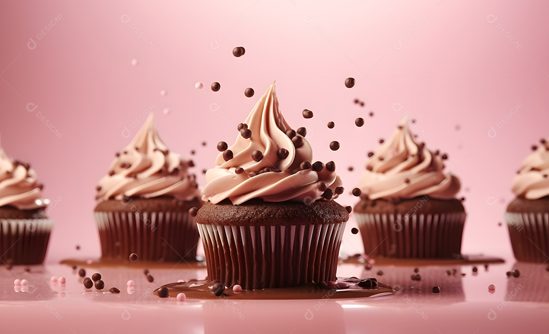 Delicioso cupcake decorados