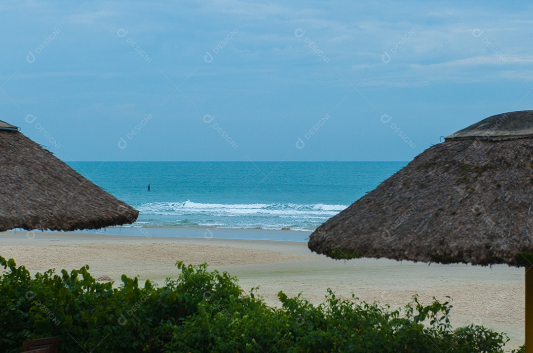 Linda praia tropical