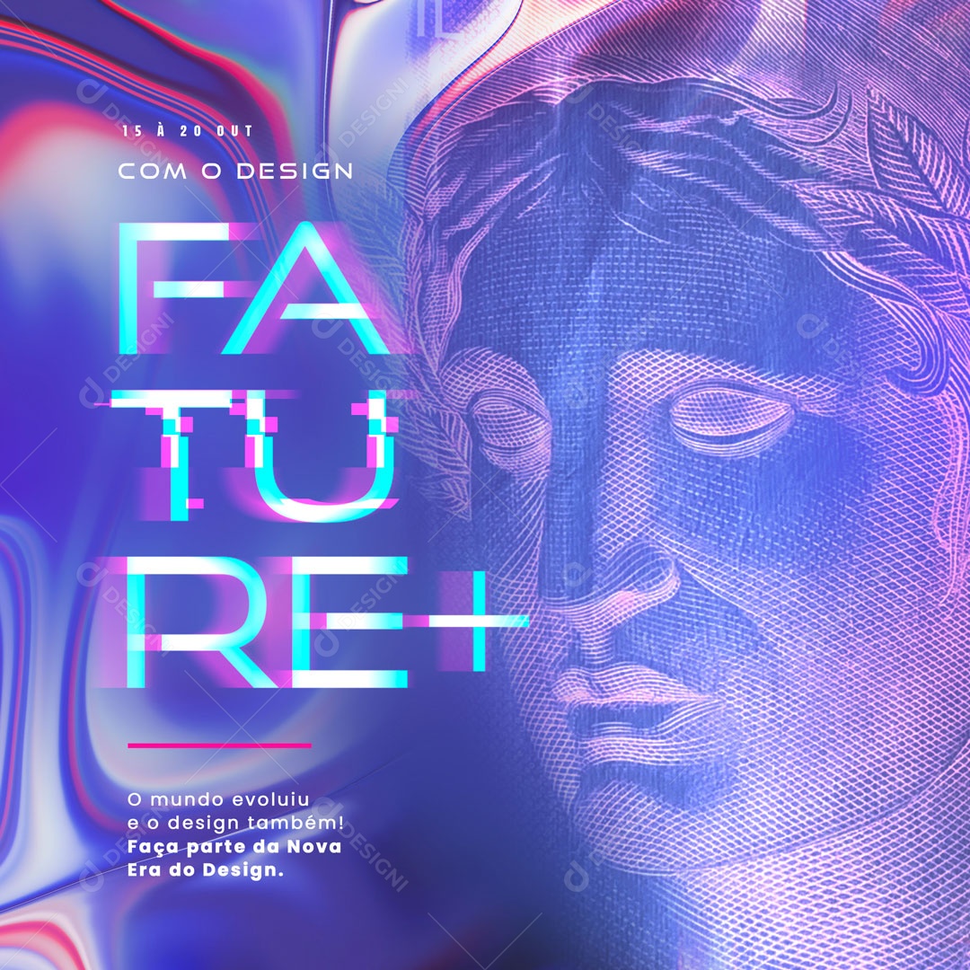 Fature + Curso De Designer Gráfico Social Media PSD Editável