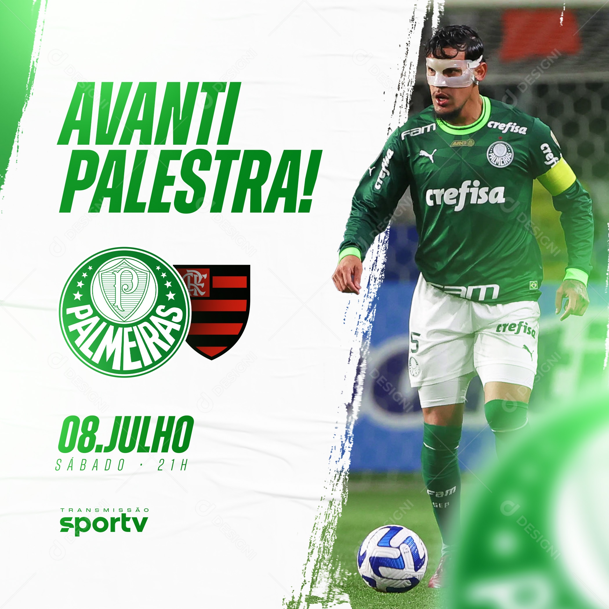 Avante Palestra  Social Media PSD Editável