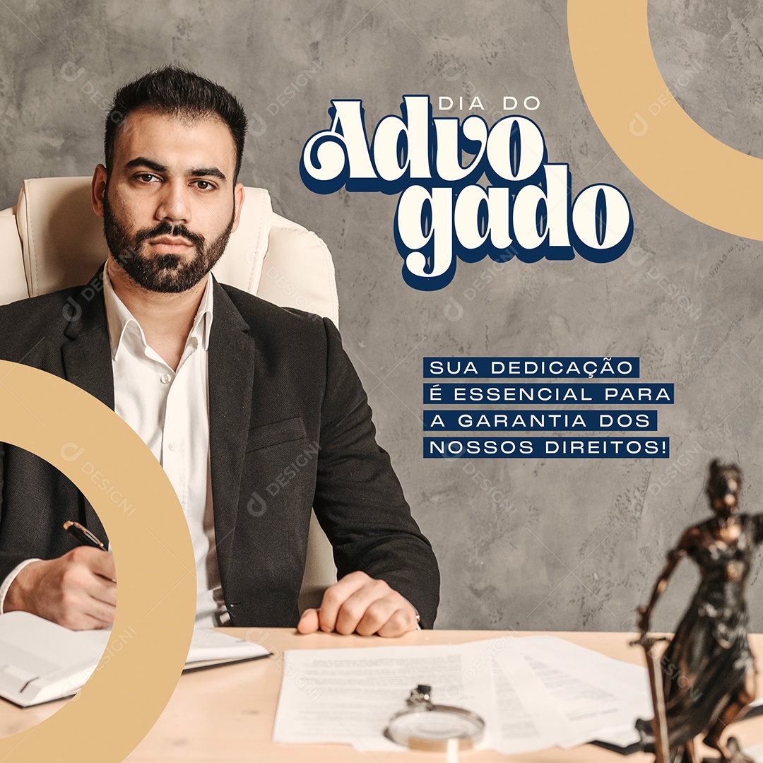 Dia Do Advogado Social Media PSD Editável