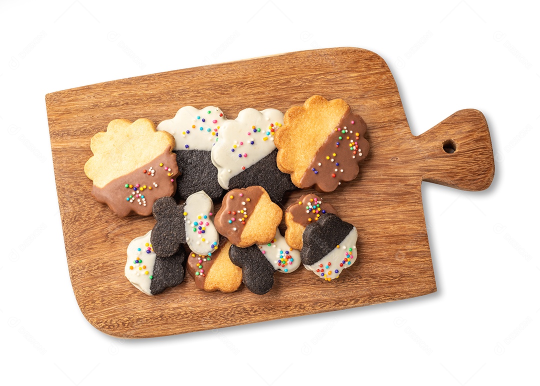 Biscoitos doces decorados