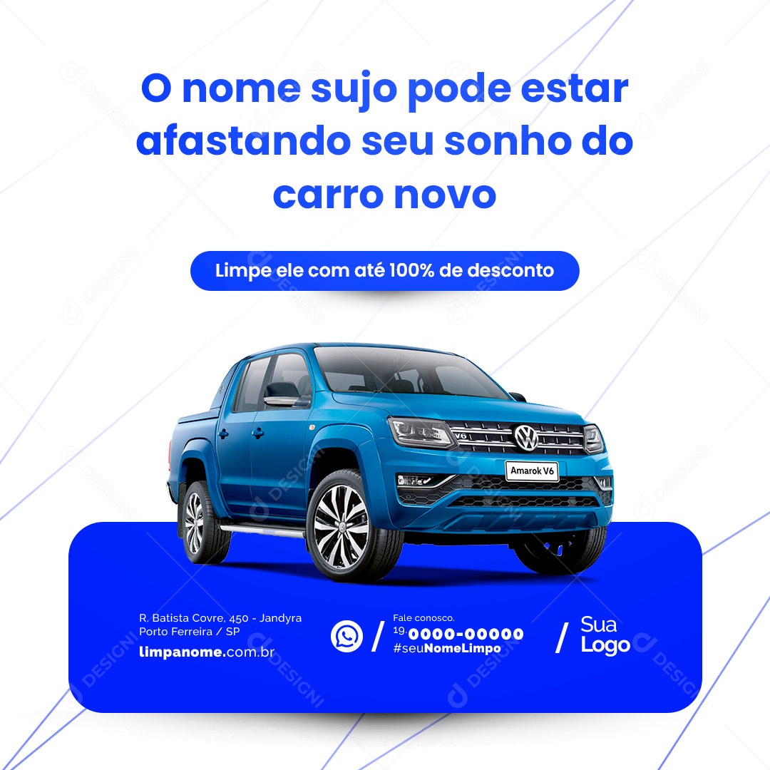 Clean It Up With Up To 100% Off Clean Editable Social Media PSD Name