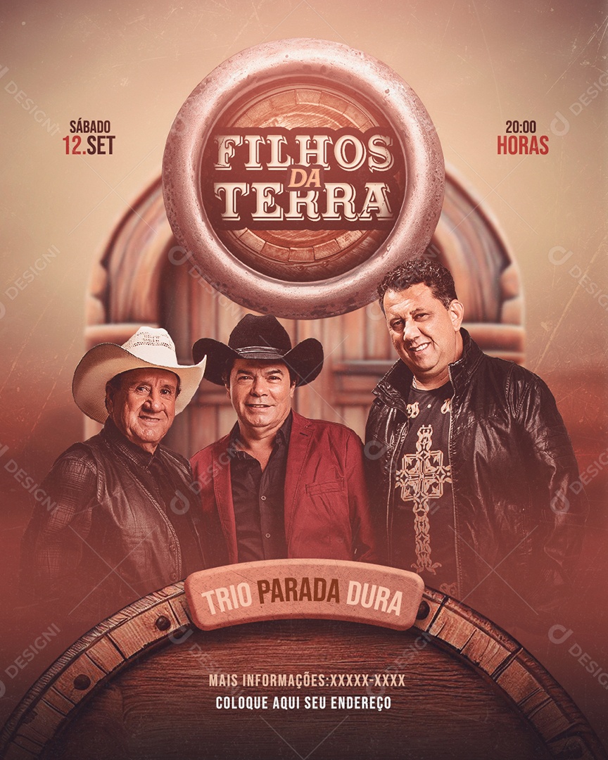 Filhos da Terra Social Media PSD Editável