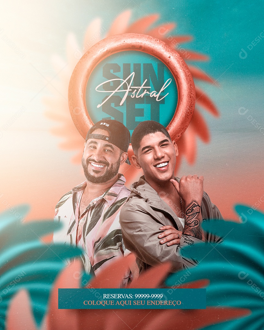 Story Flyer Sun Astral Set Social Media PSD Editável