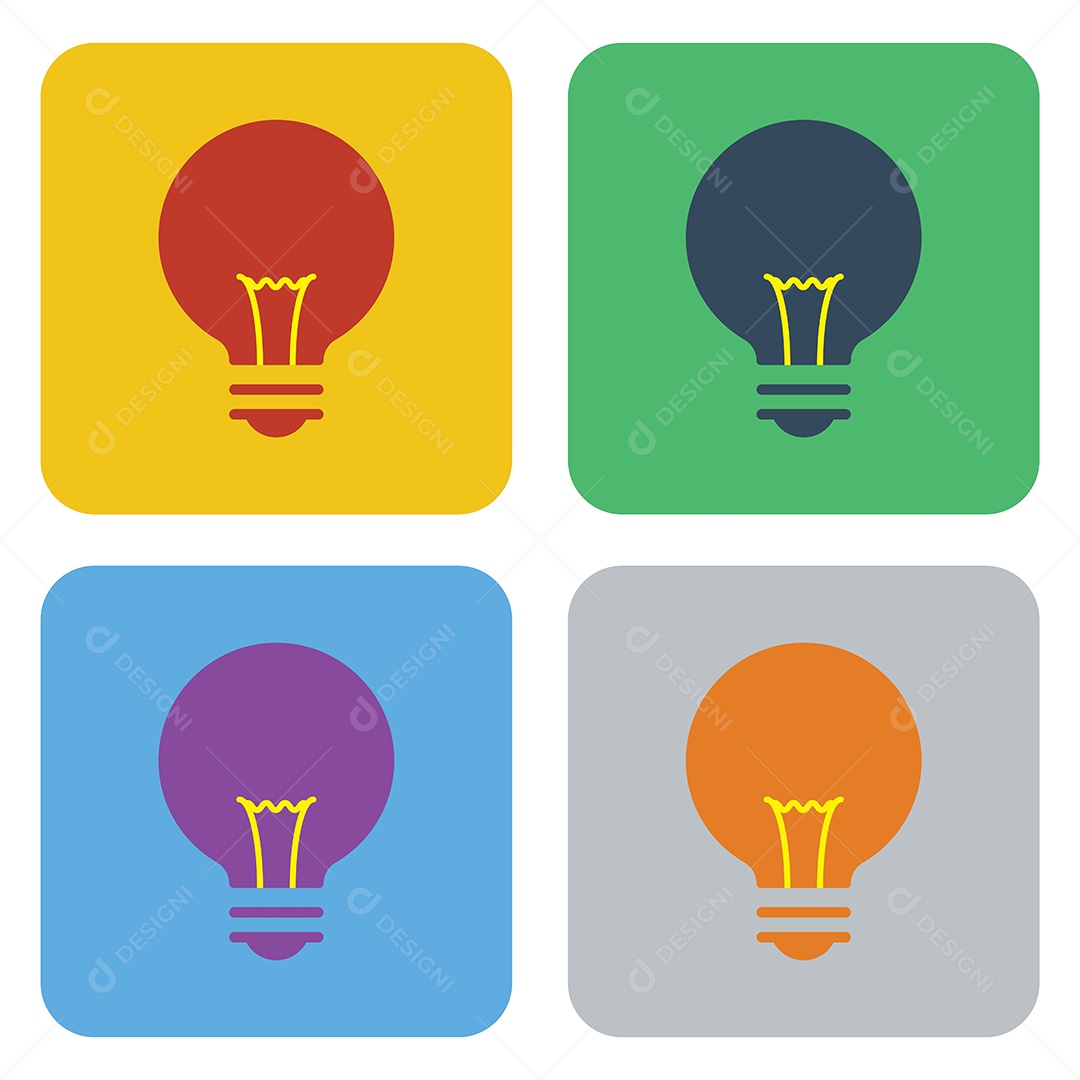 Background De Lâmpadas Ilustração Vetor EPS