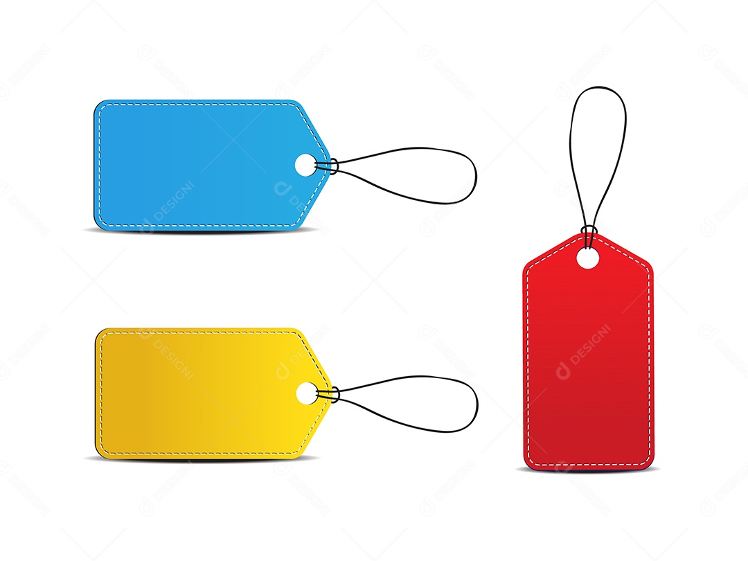 Conjuntos De Etiquetas Ilustração Vetor EPS