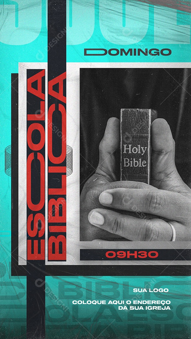 Story Escola Bíblica Domingo Social Media PSD Editável