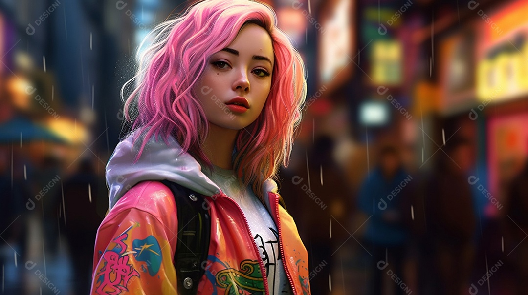 Linda mulher sorridente atraente