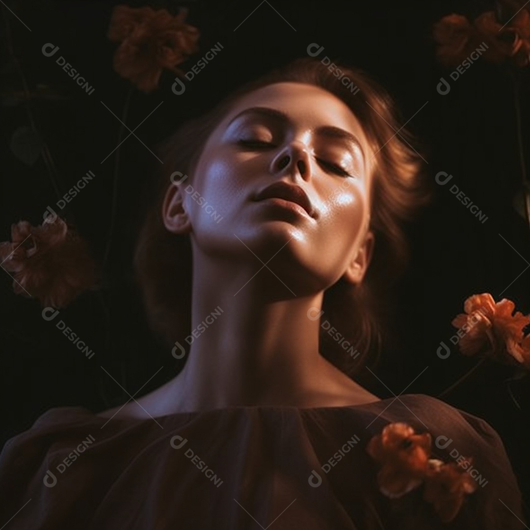 Linda mulher jovem sensual