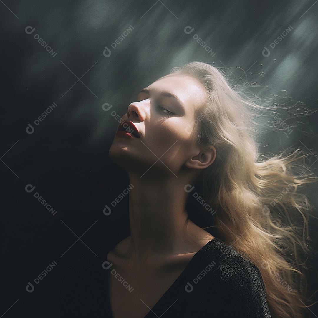 Linda mulher personagem