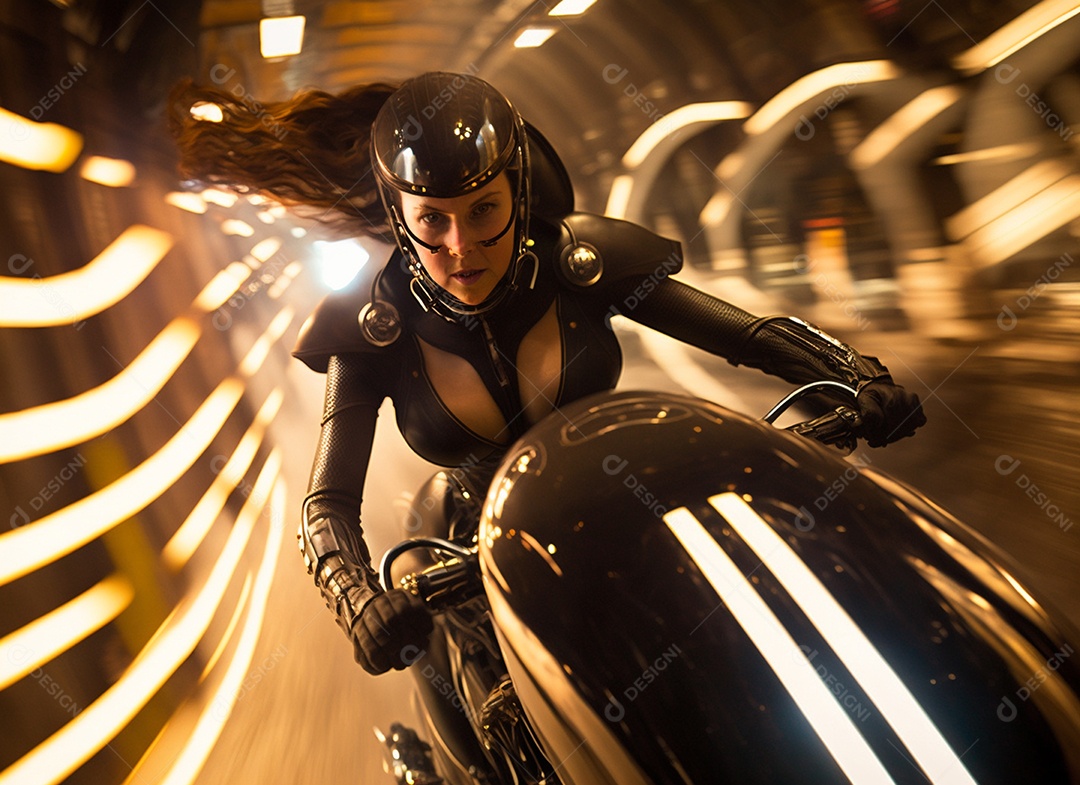 Linda mulher personagem