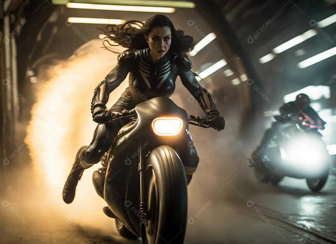 Linda mulher personagem