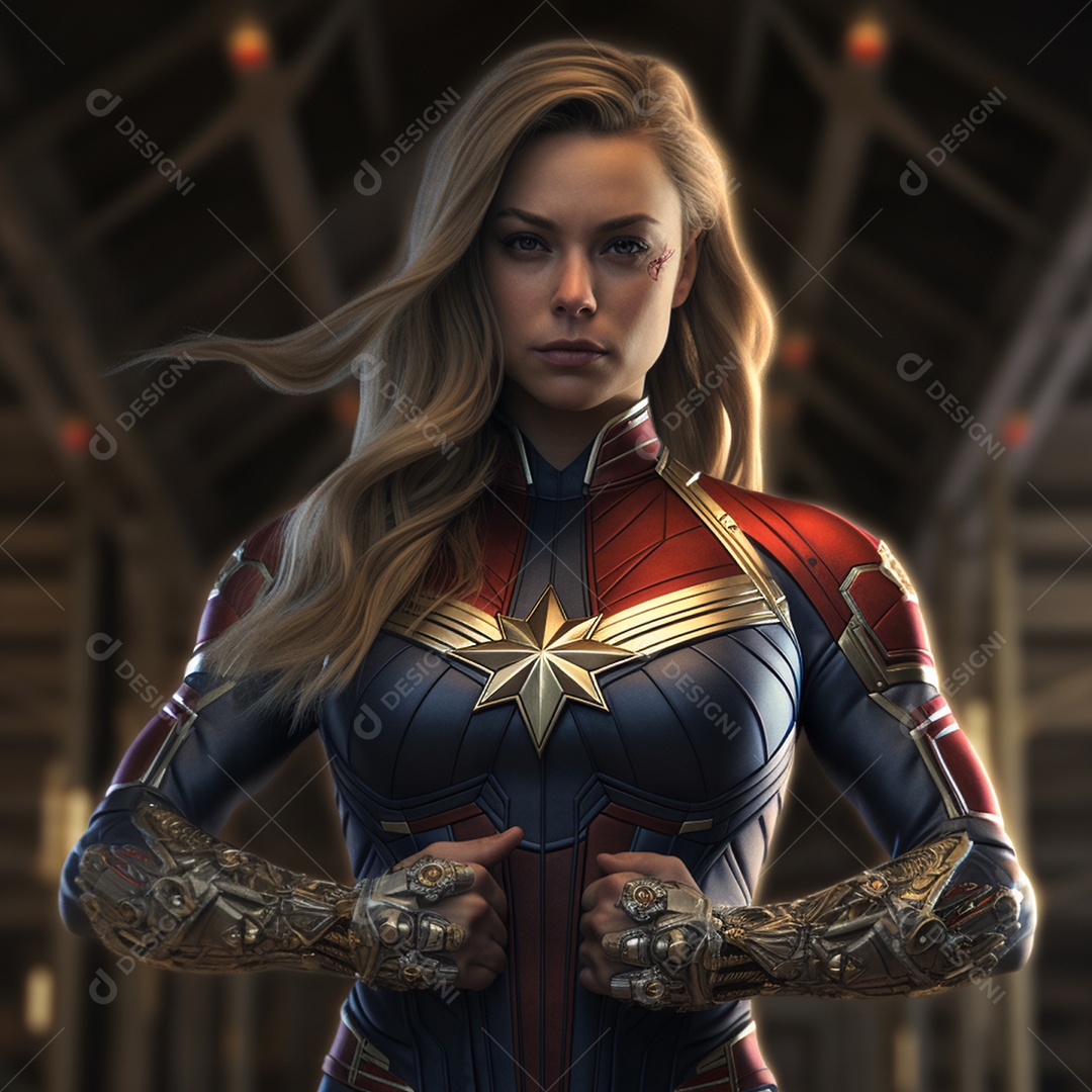 Linda mulher personagem