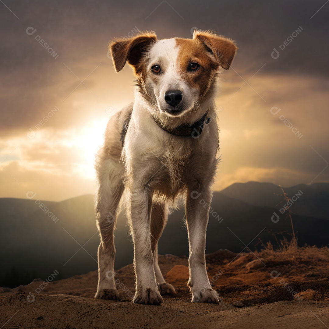 Retrato do cachorro animal de estimação