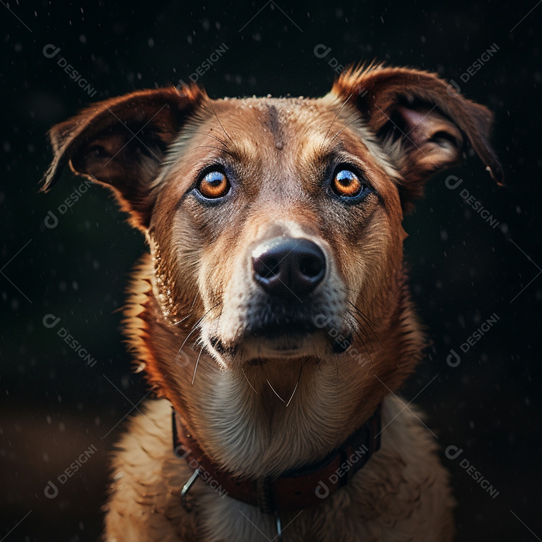 Retrato do cachorro animal de estimação