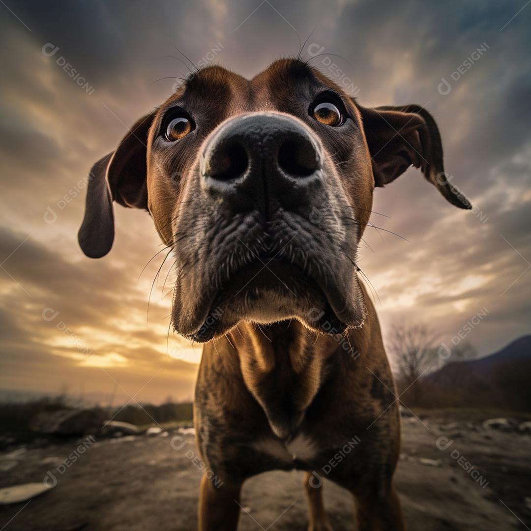 Retrato do cachorro animal de estimação