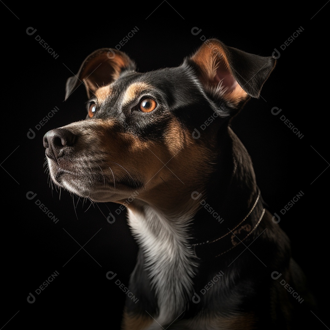 Retrato do cachorro animal de estimação