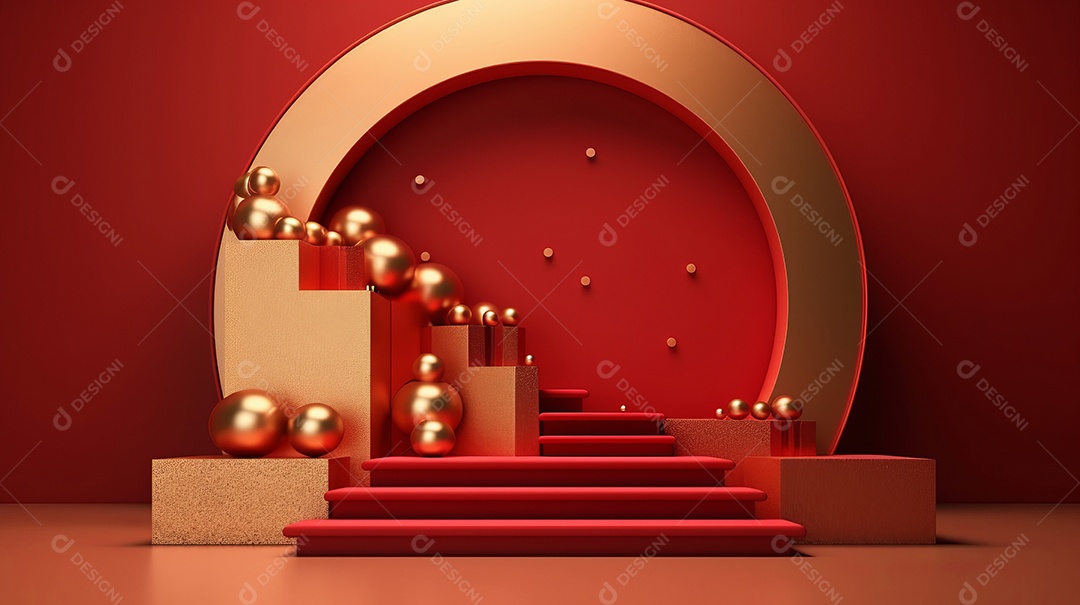 Cenário de natal Ilustração.