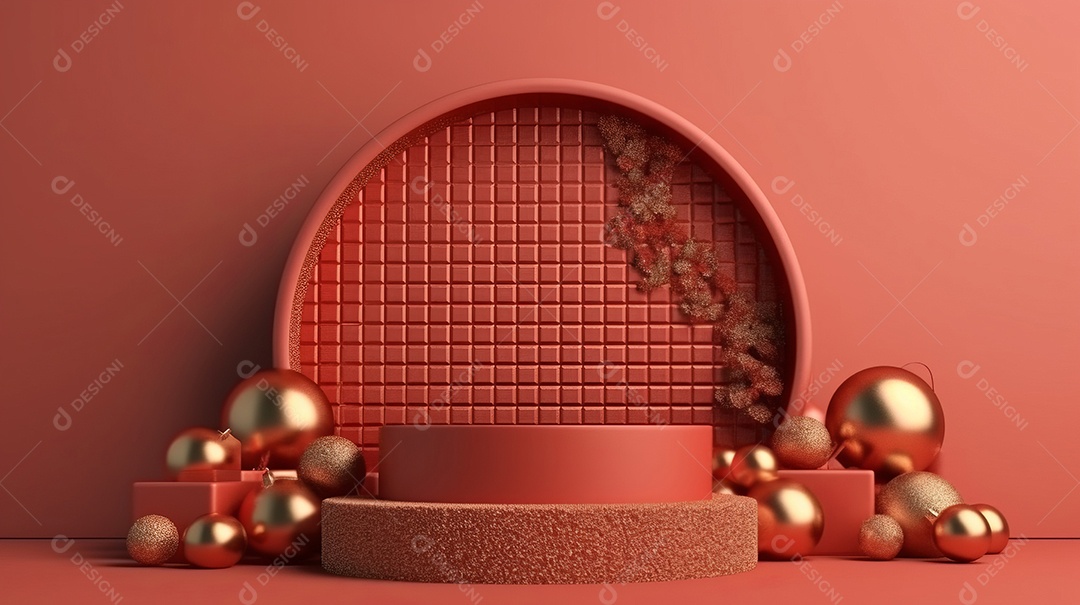 Cenário de natal Ilustração.