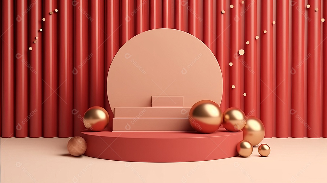 Cenário de natal Ilustração.