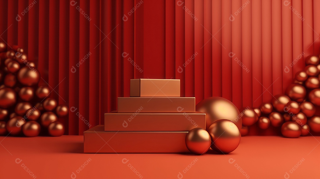 Cenário de natal Ilustração.