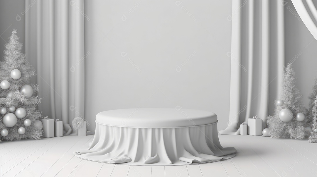 Cenário de natal Ilustração.