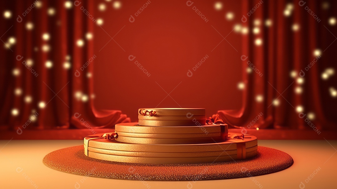 Cenário de natal Ilustração.