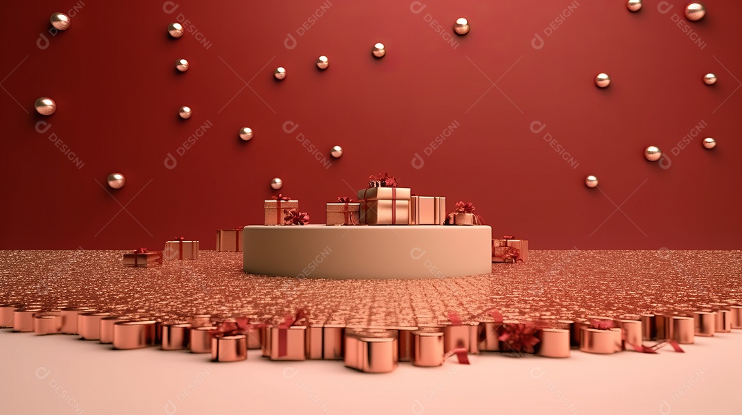 Cenário de natal Ilustração.