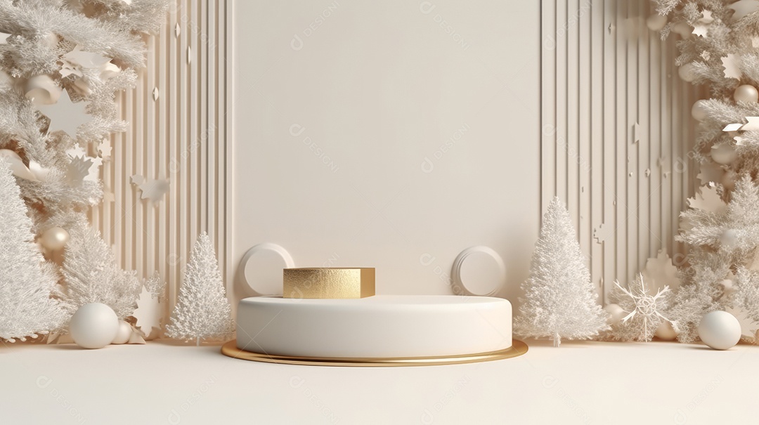 Cenário de natal Ilustração.