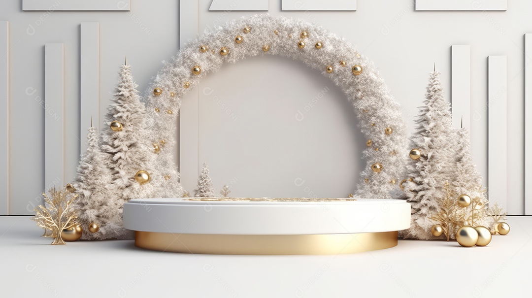 Cenário de natal Ilustração.