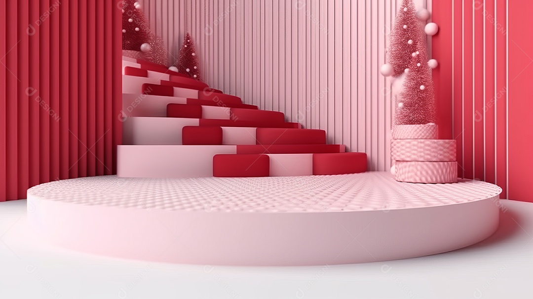 Cenario de natal Ilustração.