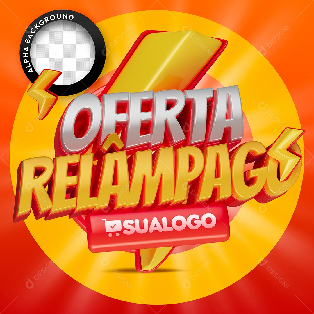 Ofertas Relâmpago Composição PSD