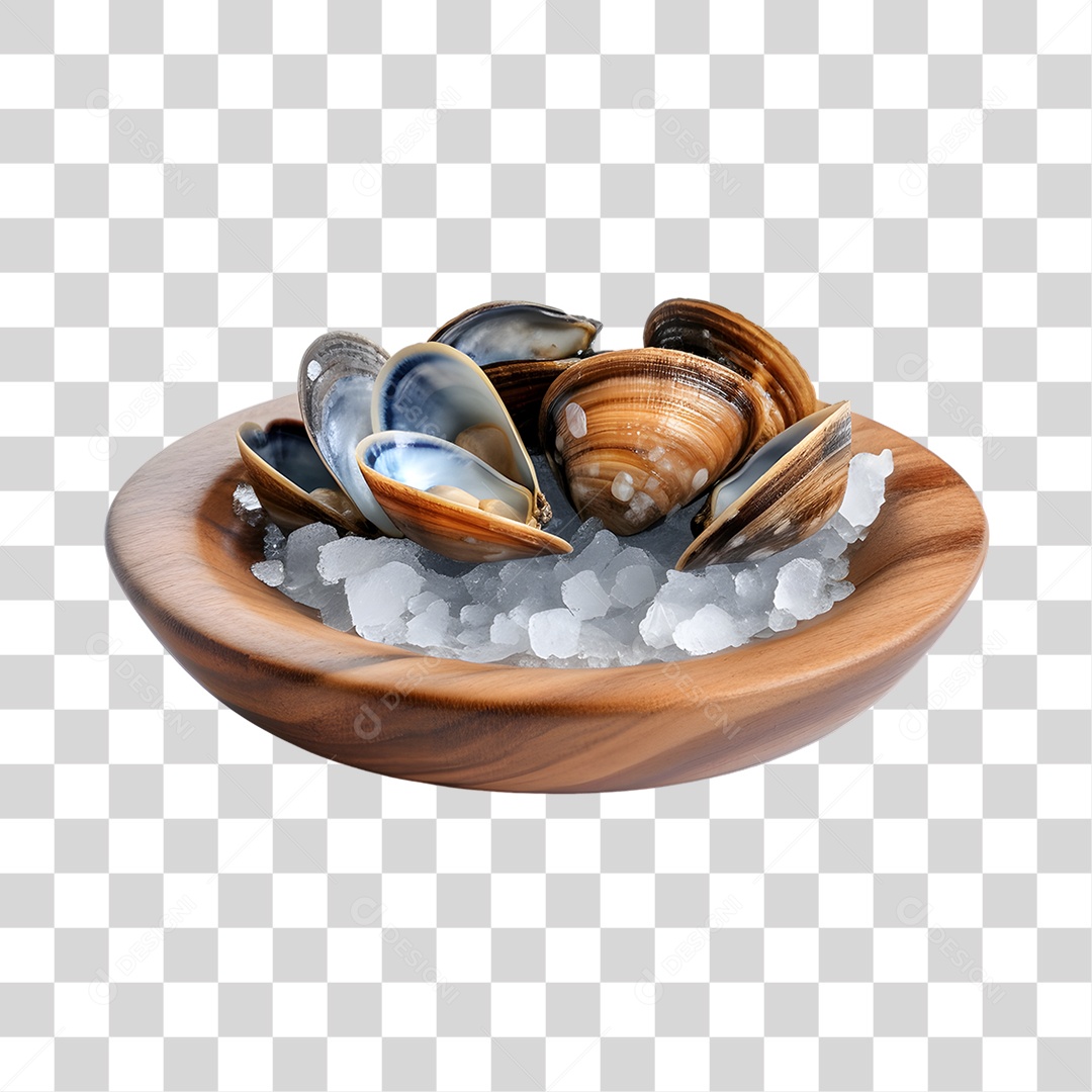 Frutos e Peixes do Mar PNG Transparente