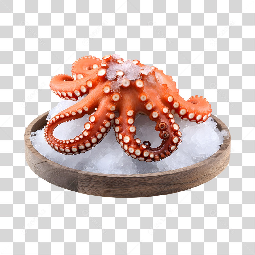 Frutos e Peixes do Mar PNG Transparente