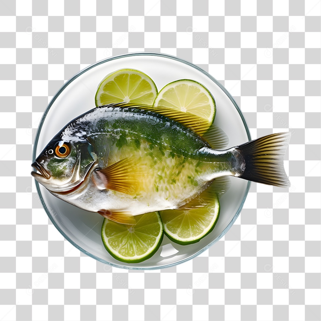 Frutos e Peixes do Mar PNG Transparente