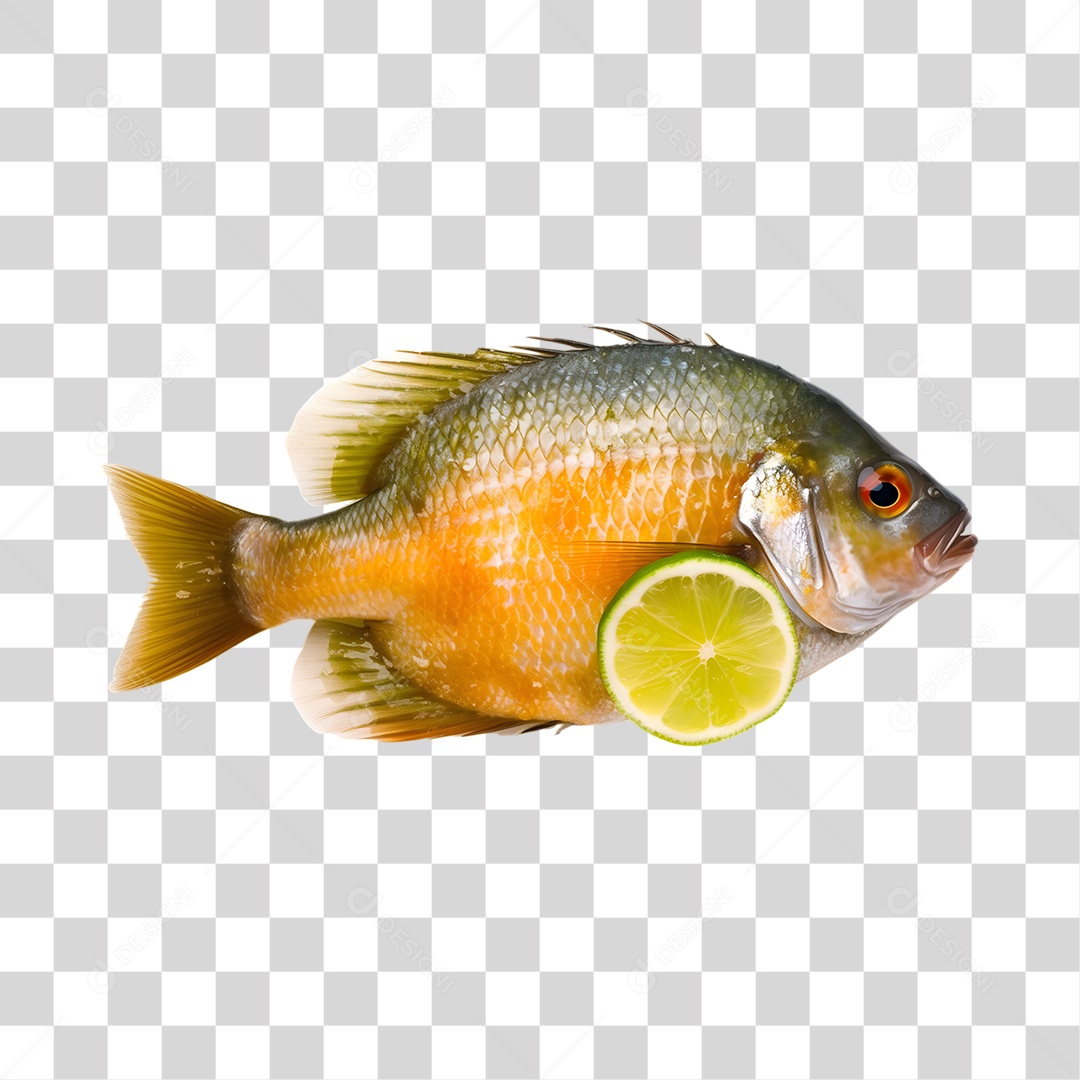 Frutos e Peixes do Mar PNG Transparente