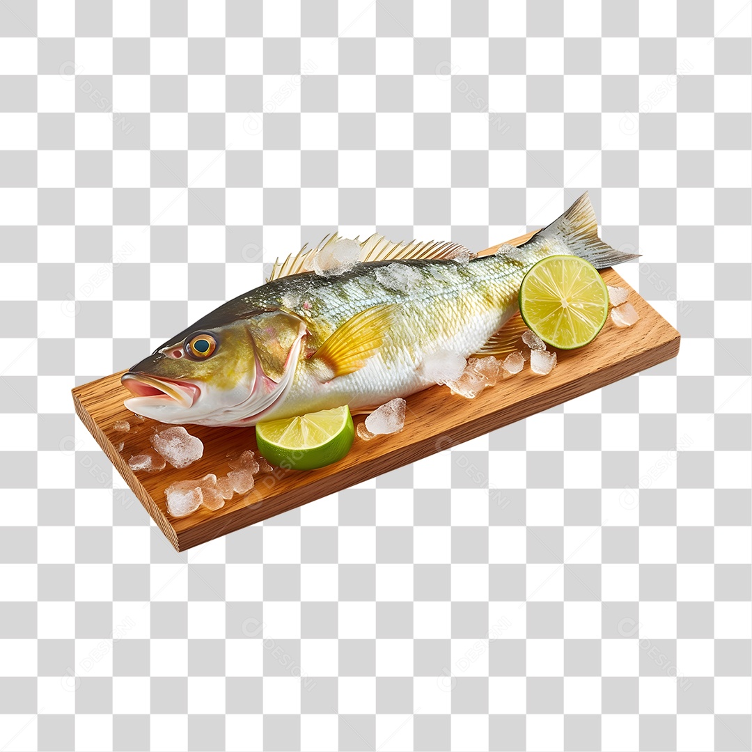 Frutos e Peixes do Mar PNG Transparente