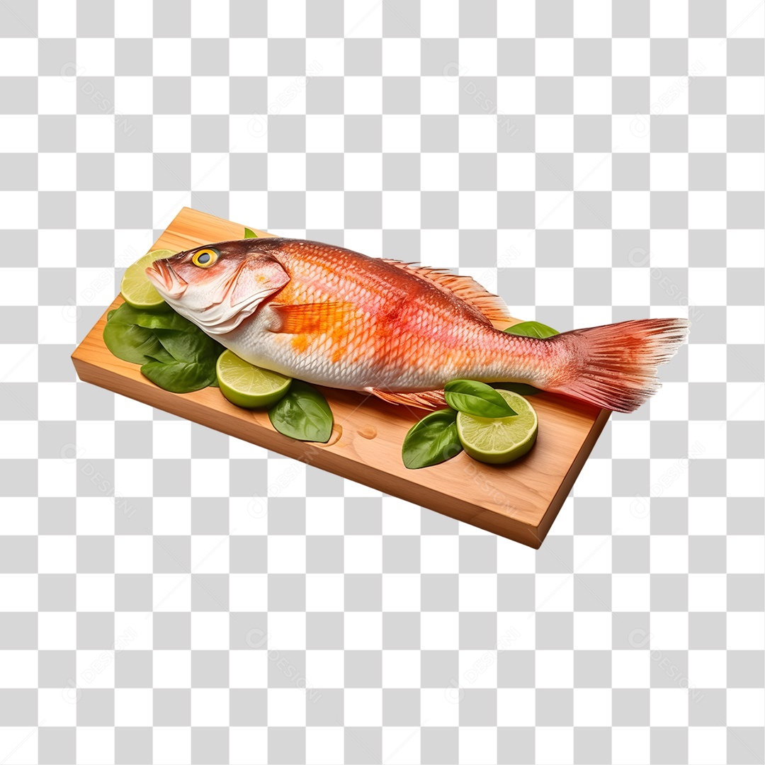 Frutos e Peixes do Mar PNG Transparente