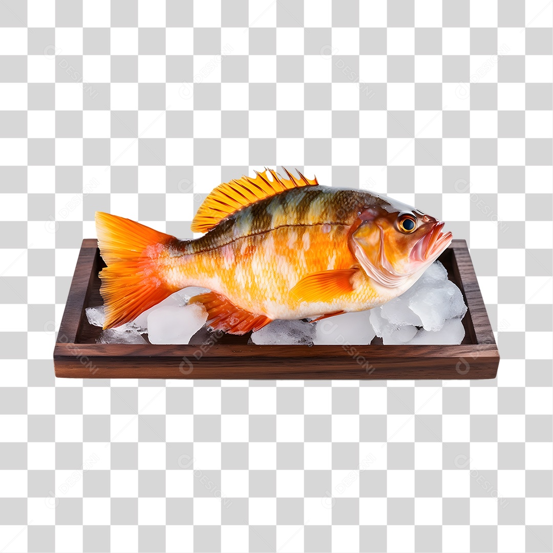 Frutos e Peixes do Mar PNG Transparente