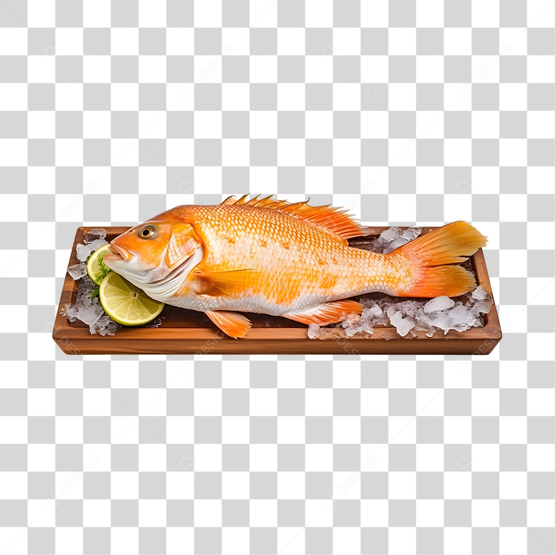 Frutos e Peixes do Mar PNG Transparente