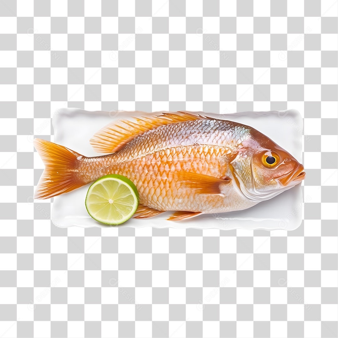 Frutos e Peixes do Mar PNG Transparente