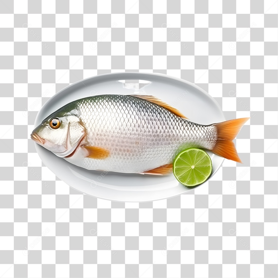 Frutos e Peixes do Mar PNG Transparente