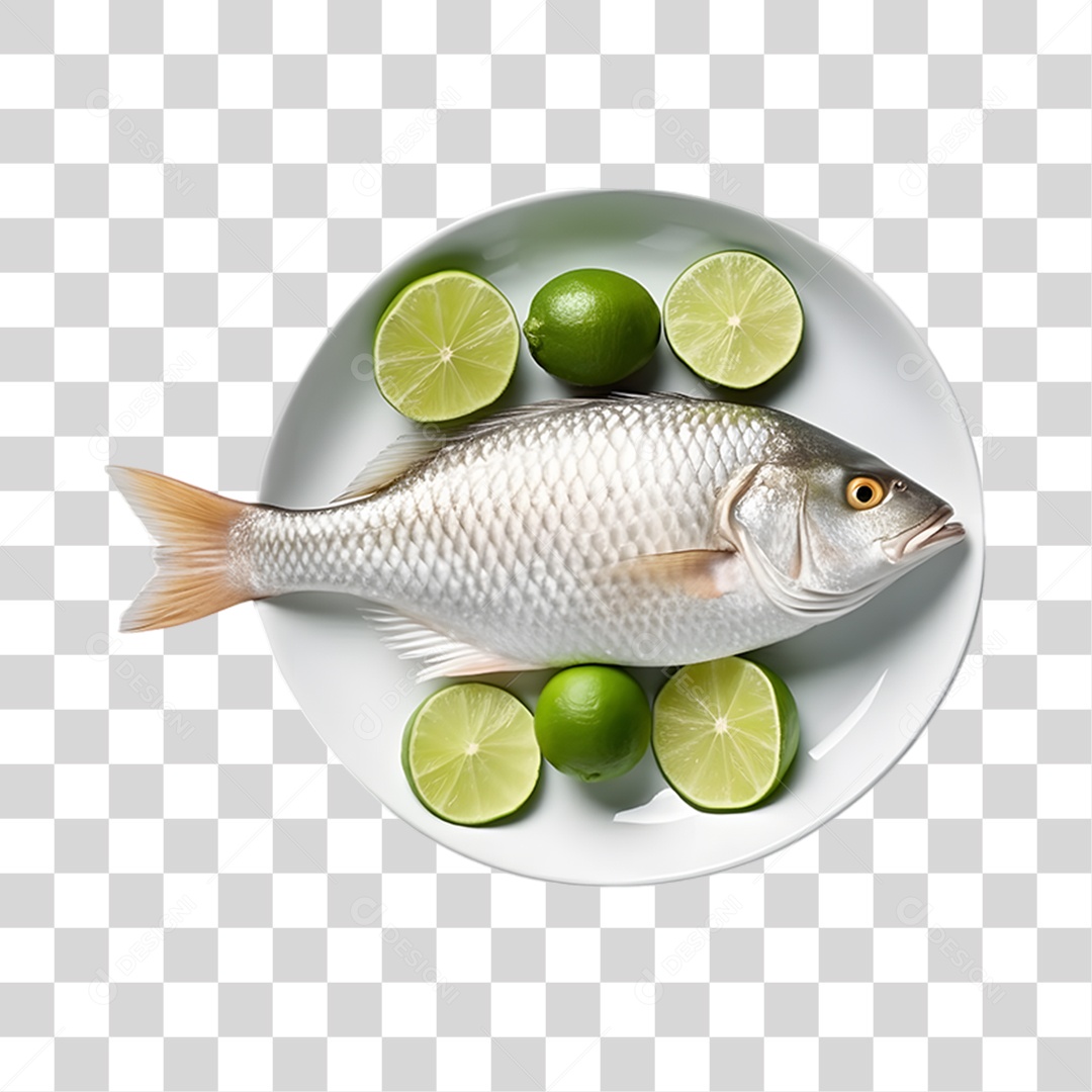 Frutos e Peixes do Mar PNG Transparente