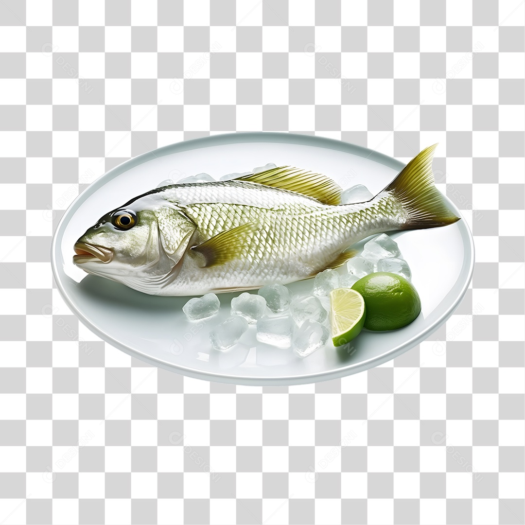 Frutos e Peixes do Mar PNG Transparente