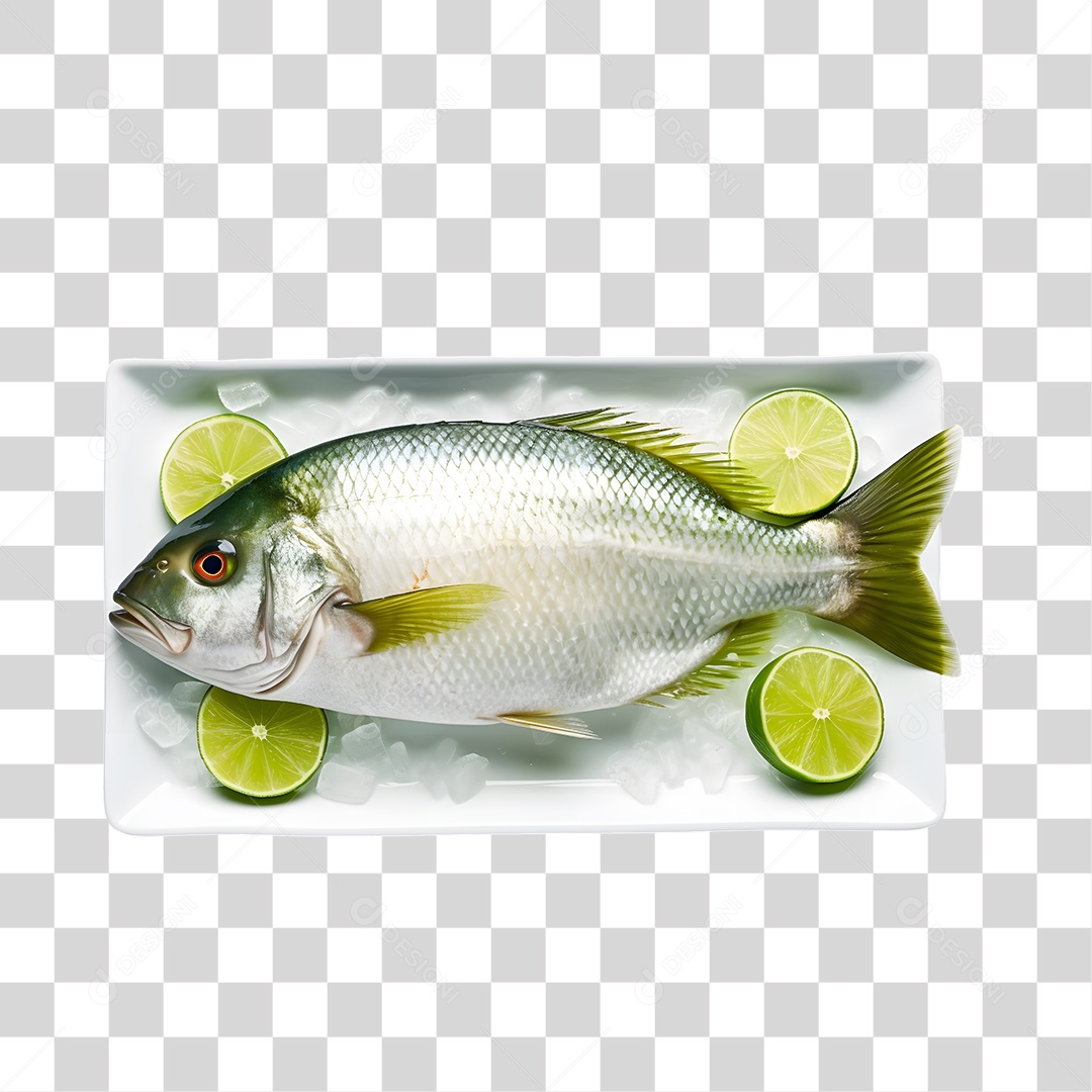 Frutos e Peixes do Mar PNG Transparente