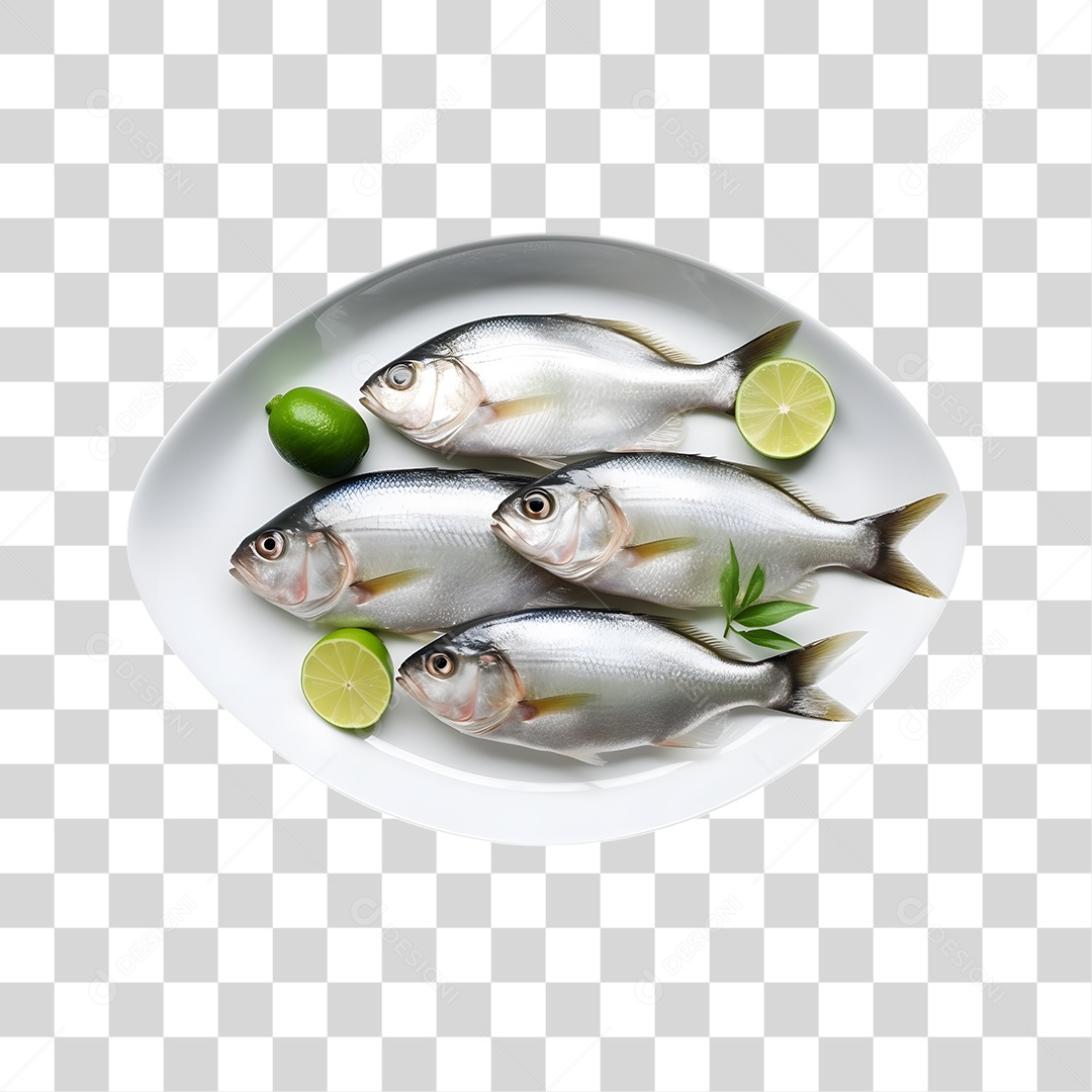 Frutos e Peixes do Mar PNG Transparente