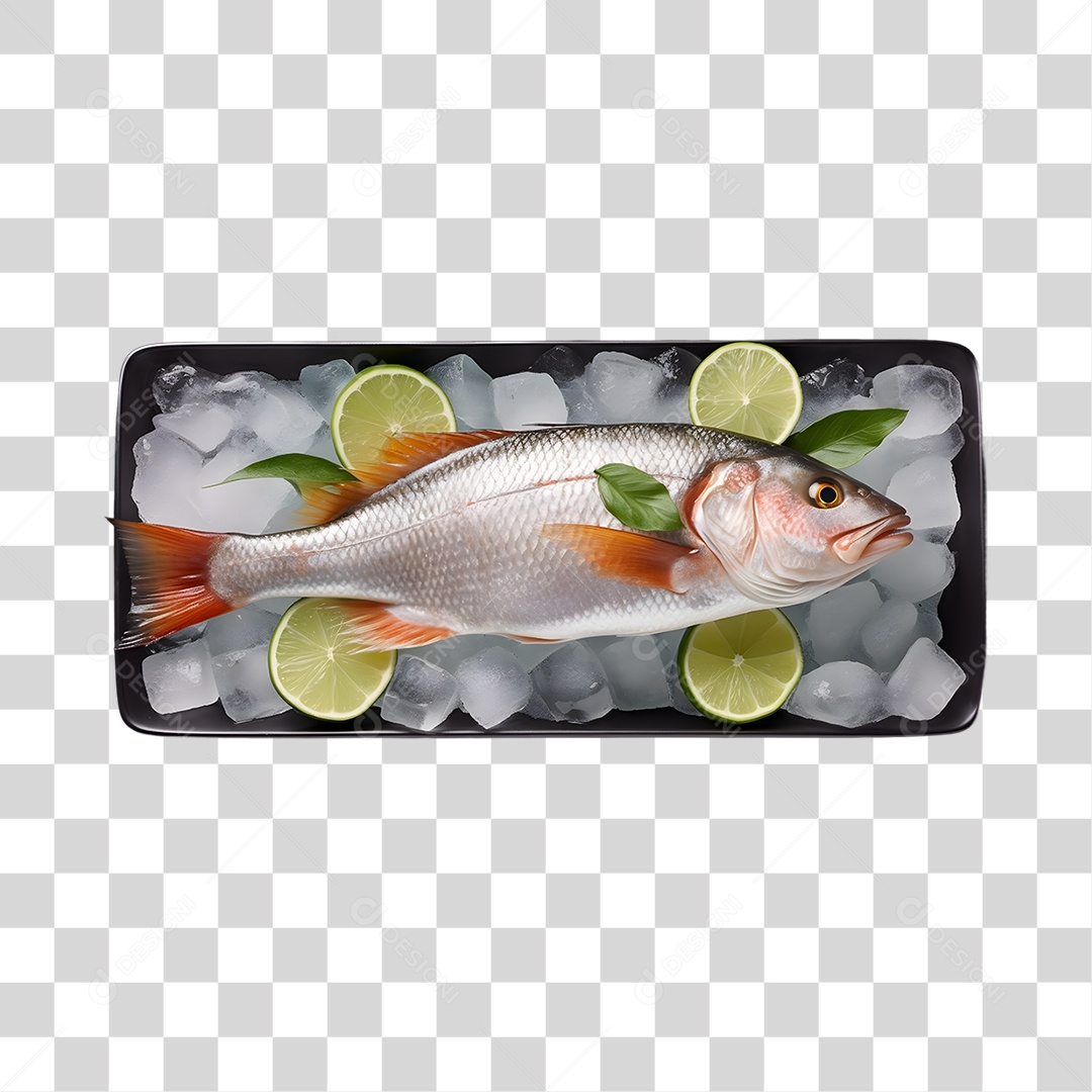 Frutos e Peixes do Mar PNG Transparente