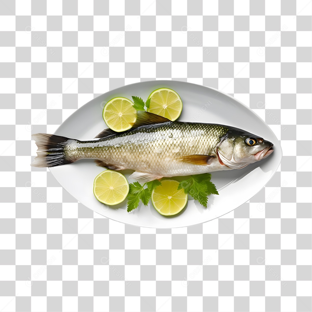 Frutos e Peixes do Mar PNG Transparente