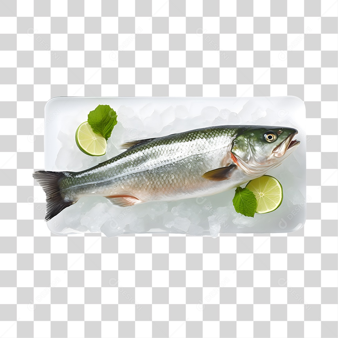 Frutos e Peixes do Mar PNG Transparente